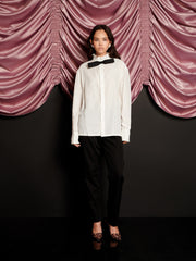 Duke Bow Shirt Pearl Ivory / Z