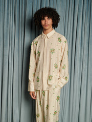 Marcello Pyjama Shirt Vintage Cream / Z