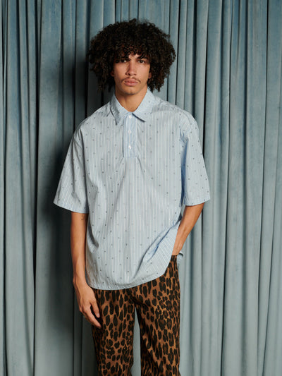 Agatha Boxy Shirt Baby Blue / Z