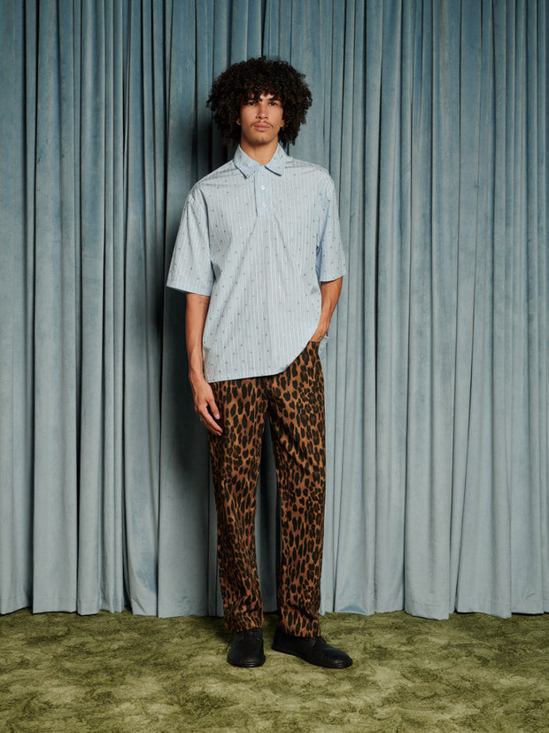 Agatha Boxy Shirt Baby Blue / Z