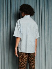 Agatha Boxy Shirt Baby Blue / Z