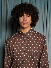 Pascaline Spot Shirt Chocolate Brown / Z