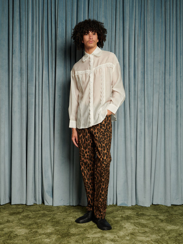 Eli Lace Shirt Pearl Ivory / Z