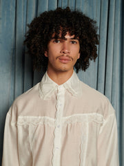 Eli Lace Shirt Pearl Ivory / Z