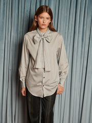 Arthur Stripe Bow Shirt