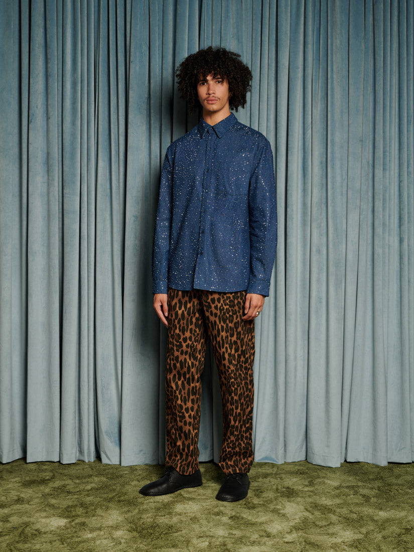 Daze Embellished Denim Shirt – Sister Jane