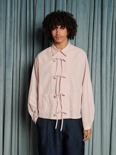 Chas Bow Boxy Shirt Dusty Pink / Z
