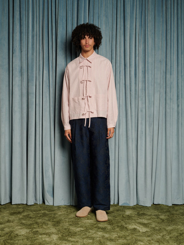 Chas Bow Boxy Shirt Dusty Pink / Z