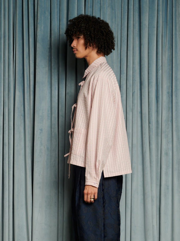 Chas Bow Boxy Shirt Dusty Pink / Z