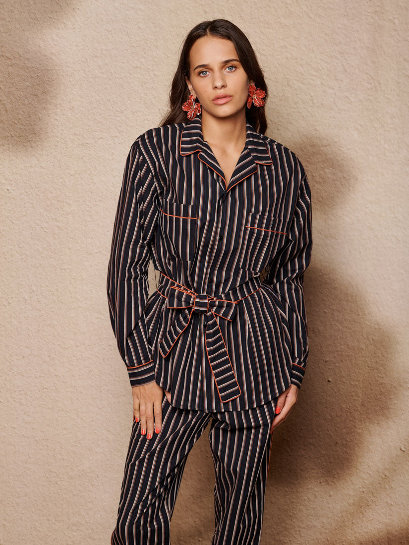 Wisp Stripe Pyjama Shirt – Sister Jane