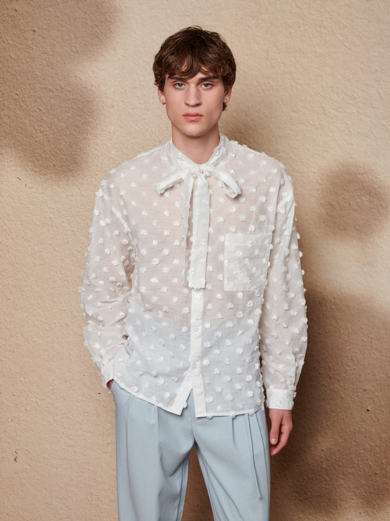 Orin Spot Bow Shirt