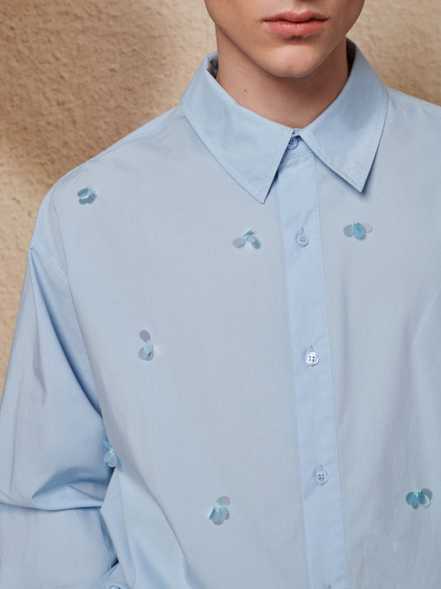 新品●sister jane Charm Embellished Shirt SISTER JANE Embellished shirt | ITeSHOP