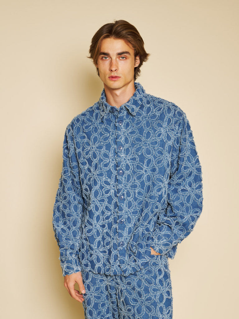 Manon Fleur Denim Shirt