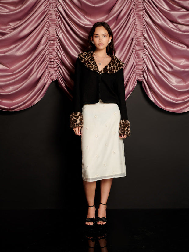 Velma Faux Fur Cardigan