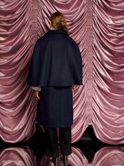 <b>DREAM</b> Manhattan Cape Coat Marine Blue / Z