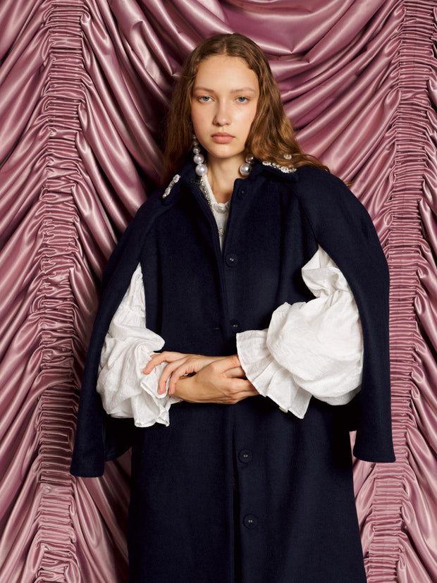 <b>DREAM</b> Manhattan Cape Coat Marine Blue / Z