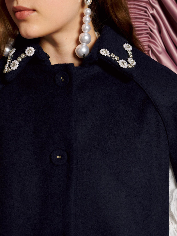 <b>DREAM</b> Manhattan Cape Coat Marine Blue / Z