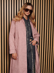 <b> Ghospell </b> Dusty PU Trench Coat