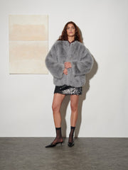 <b> Ghospell </b> Rylee Faux Fur Coat