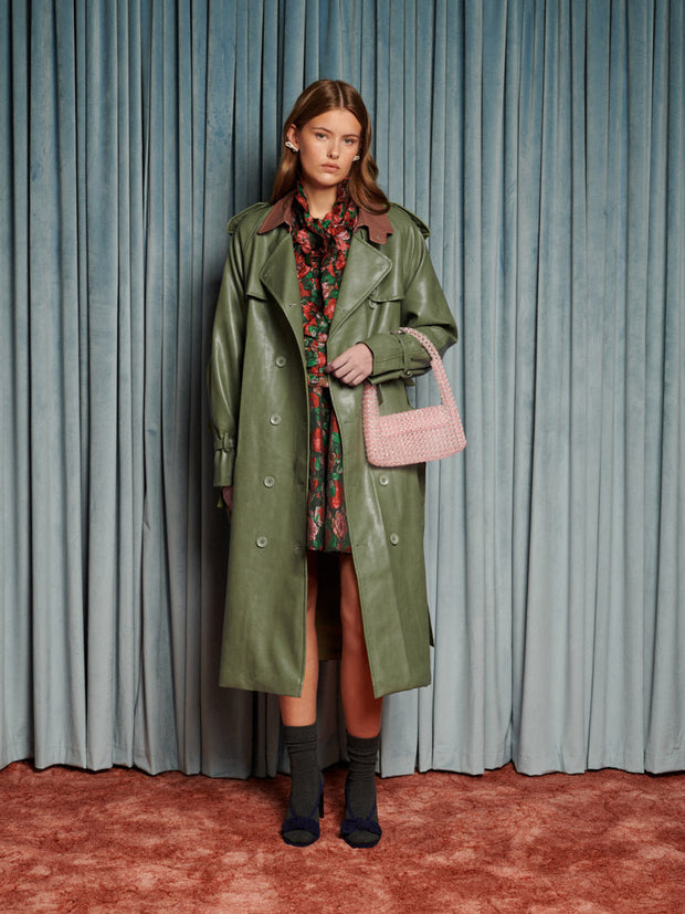 Scout PU Trench Coat