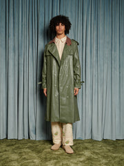 Scout PU Trench Coat