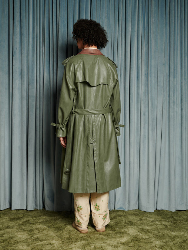 Scout PU Trench Coat