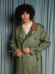 Scout PU Trench Coat