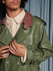 Scout PU Trench Coat