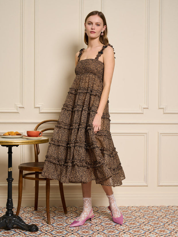 Lisette Organza Midi Dress