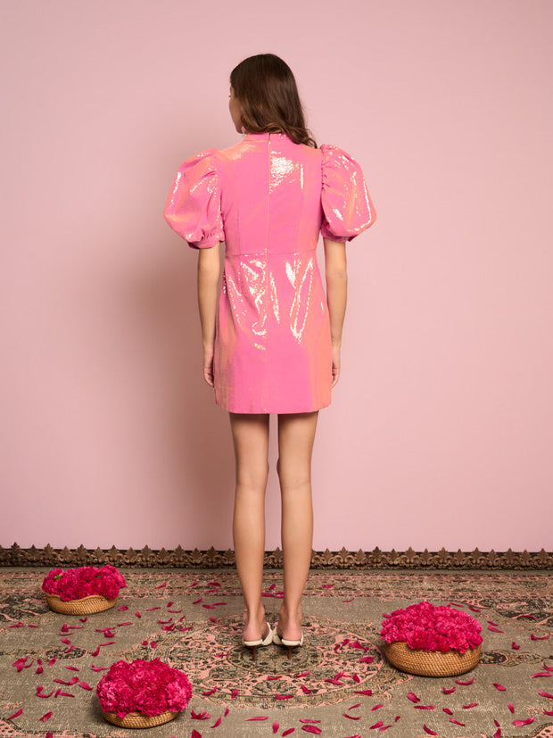 Sunset Sequin Bow Dress