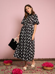 Evening Doves Midi Dress