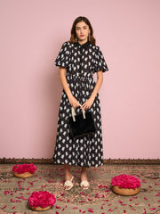 Evening Doves Midi Dress