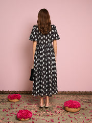 Evening Doves Midi Dress
