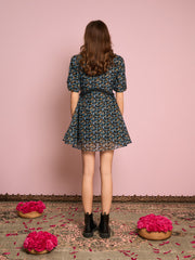 Carnation Organza Mini Dress