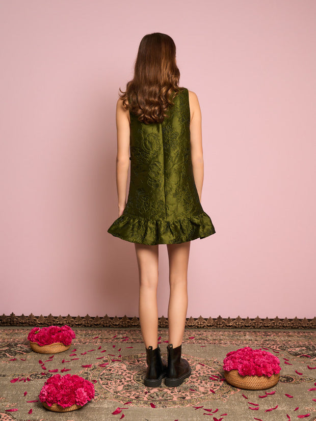 Priya Jacquard Mini Dress