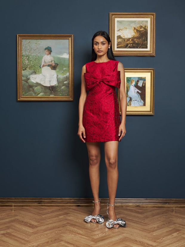 Tate Rose Jacquard Mini Dress