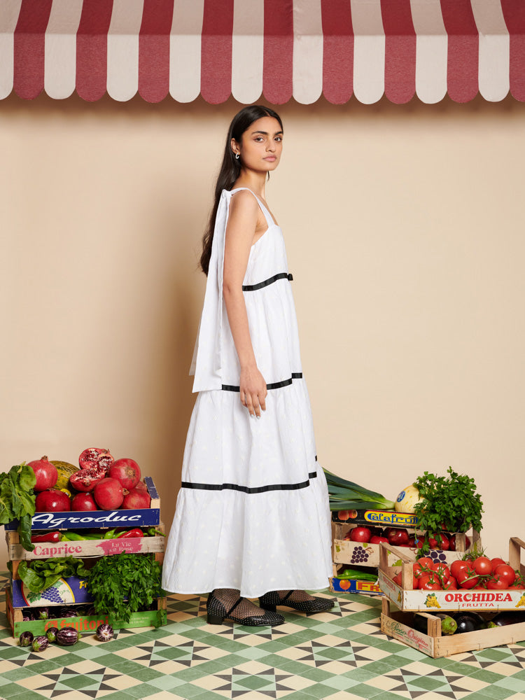 sister jane》Adella Jacquard Midi Dress | épine