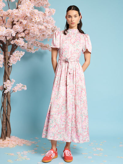 Kanzan Floral Midi Dress