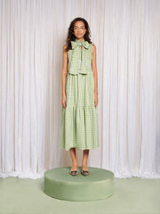 Stables Gingham Bow Dress