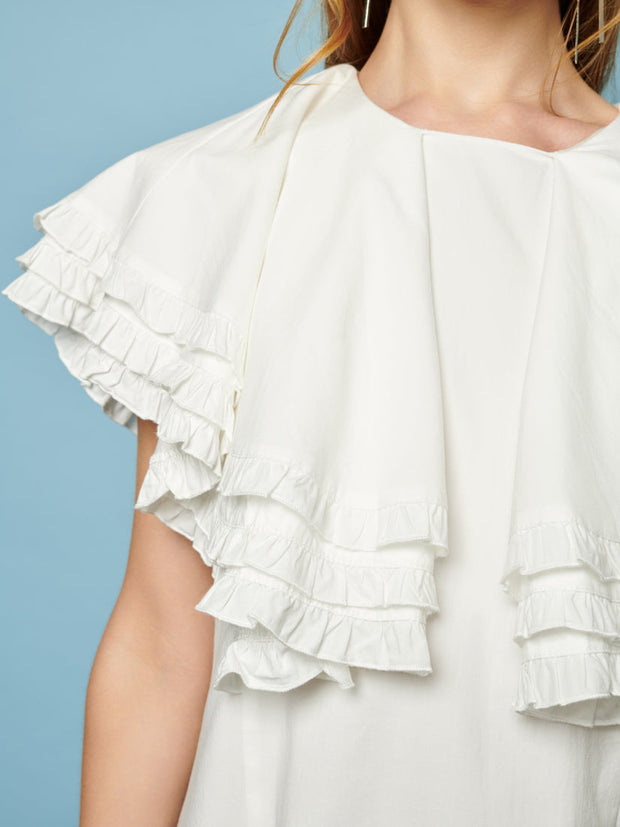 Collie Lace Trim Mini Dress