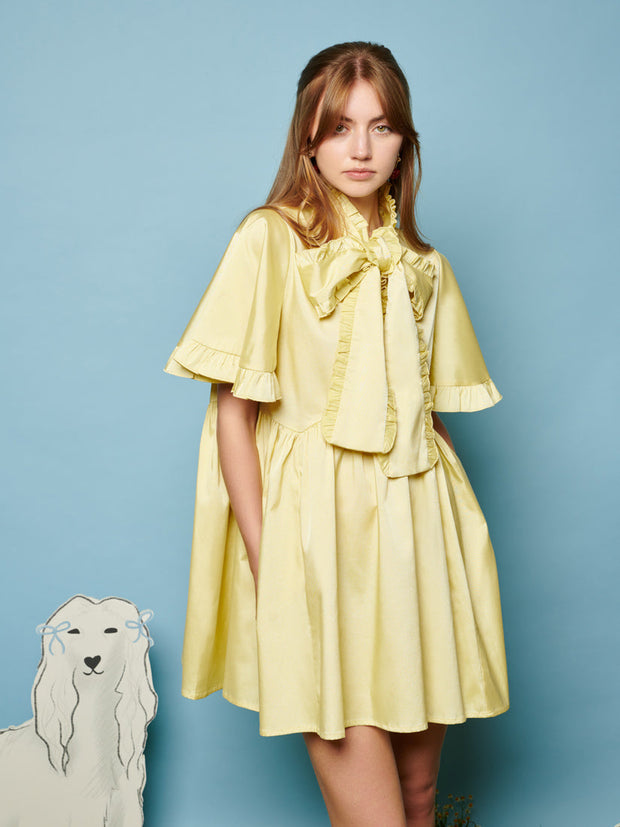 Lucy Bow Mini Dress