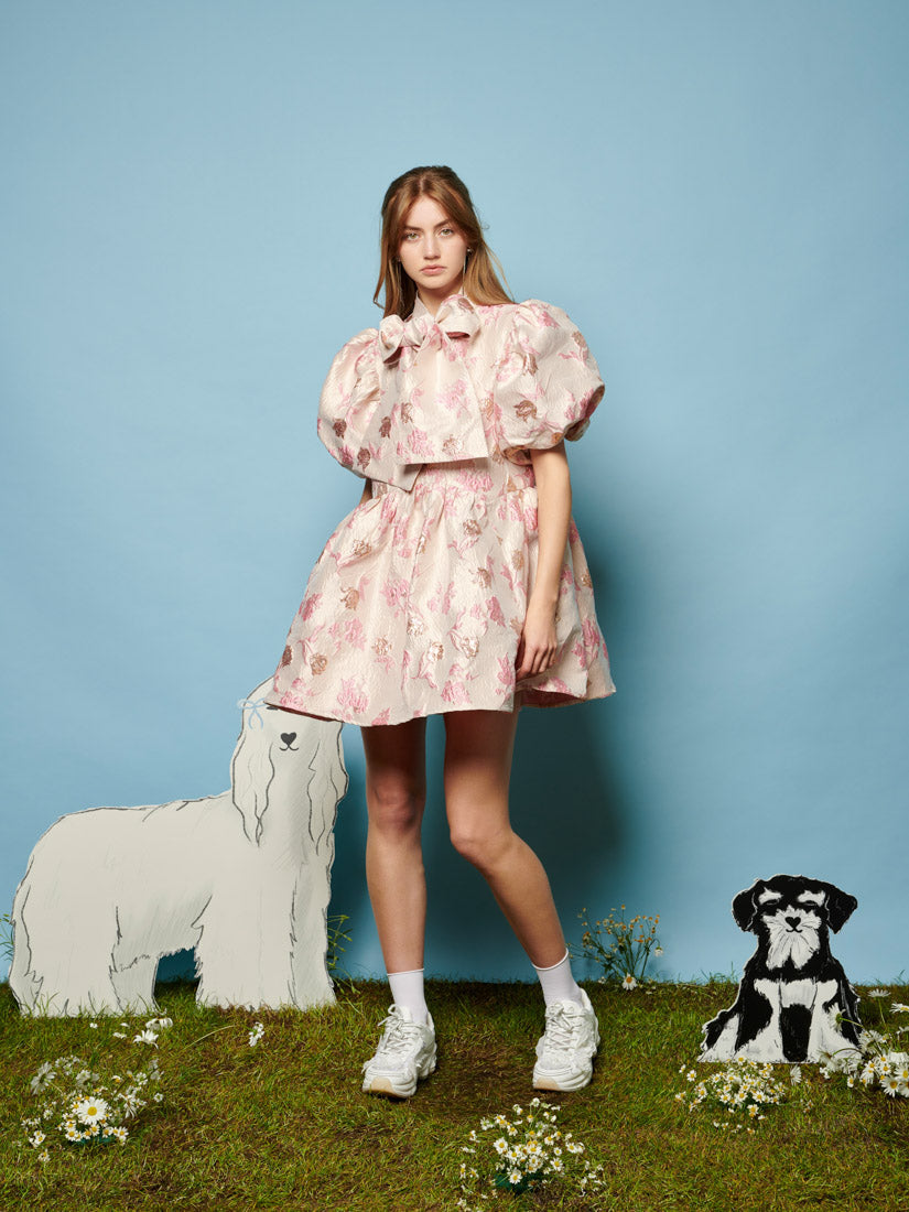 Oak Flower Jacquard Dress – Sister Jane