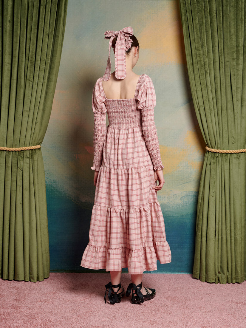 sister jane pink dress SISTER JANE Kite Floral Jacquard Maxi Dress
