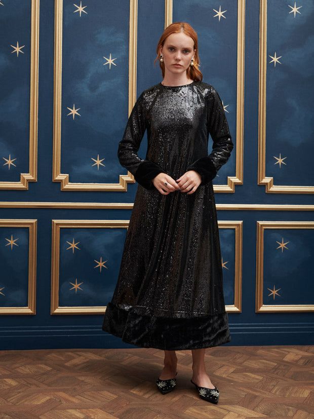 sister jane star sequin dress SISTER JANE Star Sequin Midi Dress