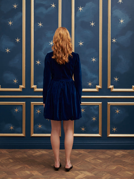 【英国発Sister Jane】Ballroom velvet mini dress リボン装飾 Ballroom Velvet Mini Dress – Sister Jane