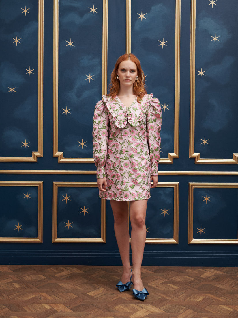 送関込【Sister jane】Elsa ジャガードミディドレス Elsa Jacquard Mini Dress – Sister Jane