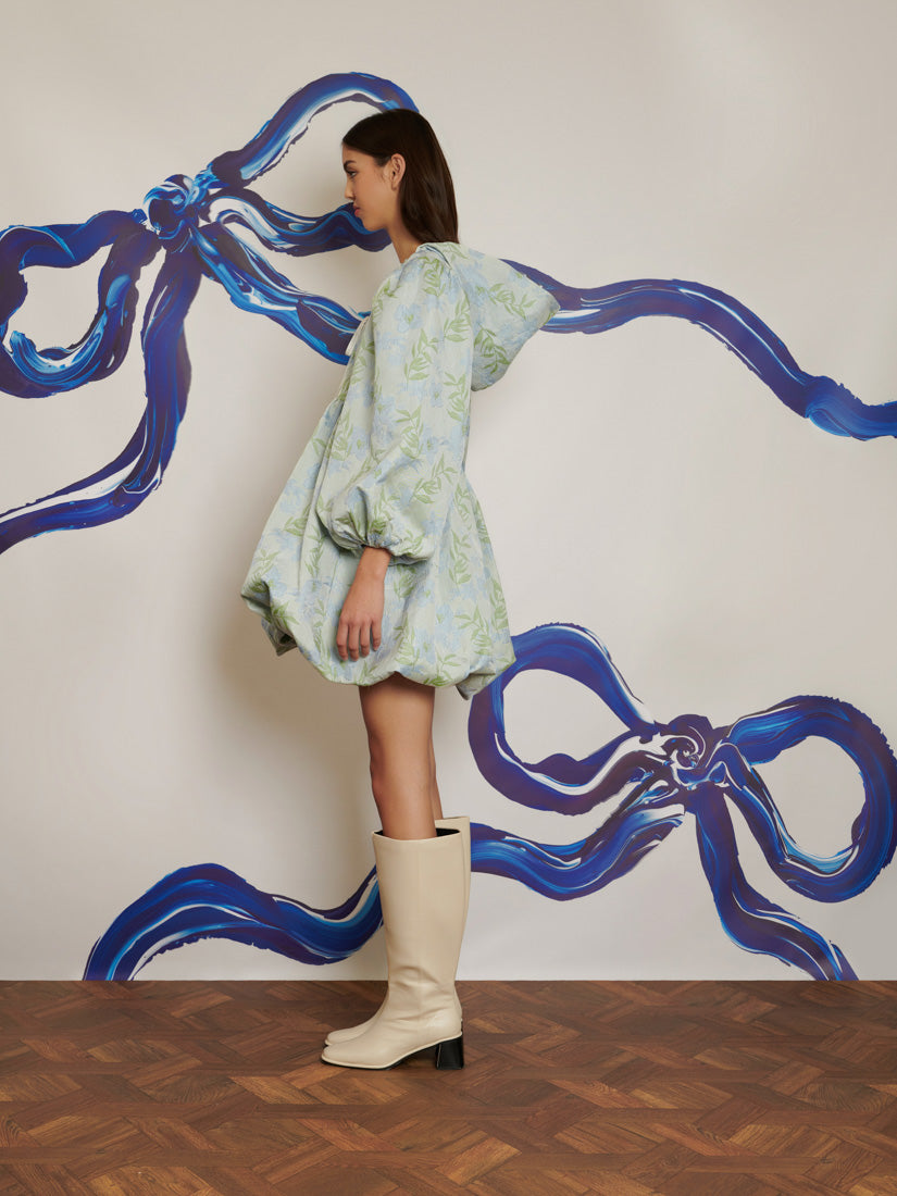 baby's_breath 。＊〇 Sister Jane Floral Hood Bubble Hem Mini Dress – Sister Jane