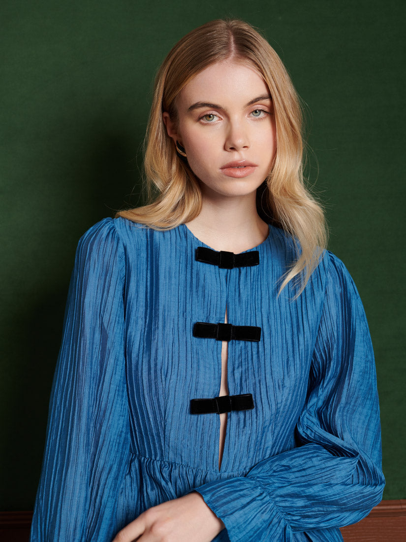 英国発 Sister Jane シスタージェーン Viola Bow Mini Dress Viola Bow Mini Dress – Sister Jane