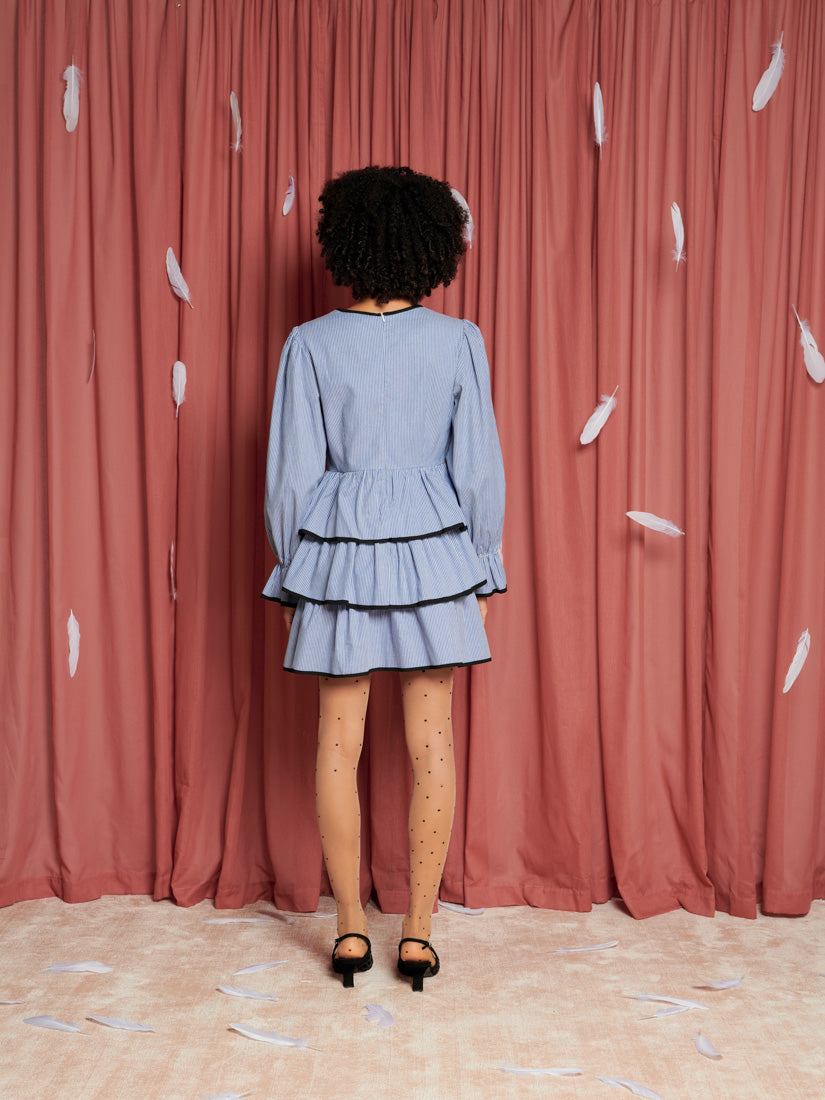 ワンピース sister jane Skylark Bow Mini Dress Skylark Bow Mini Dress – Sister Jane