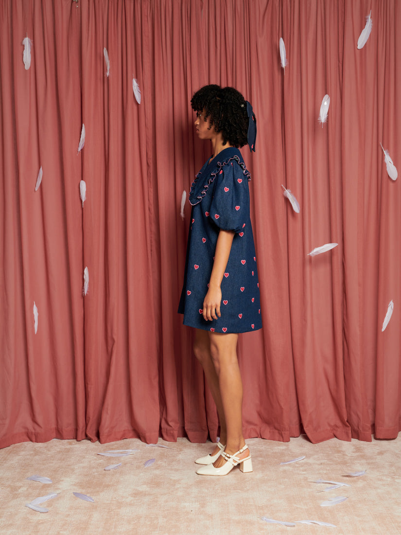sister jane denim dress Sister Jane - Denim Mini Dress - Women - Cotton/Polyester - M Plus US